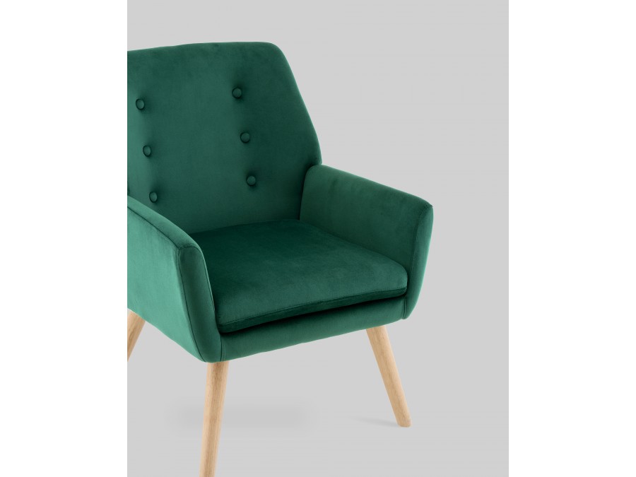 Кресло Райт тёмно-зелёный