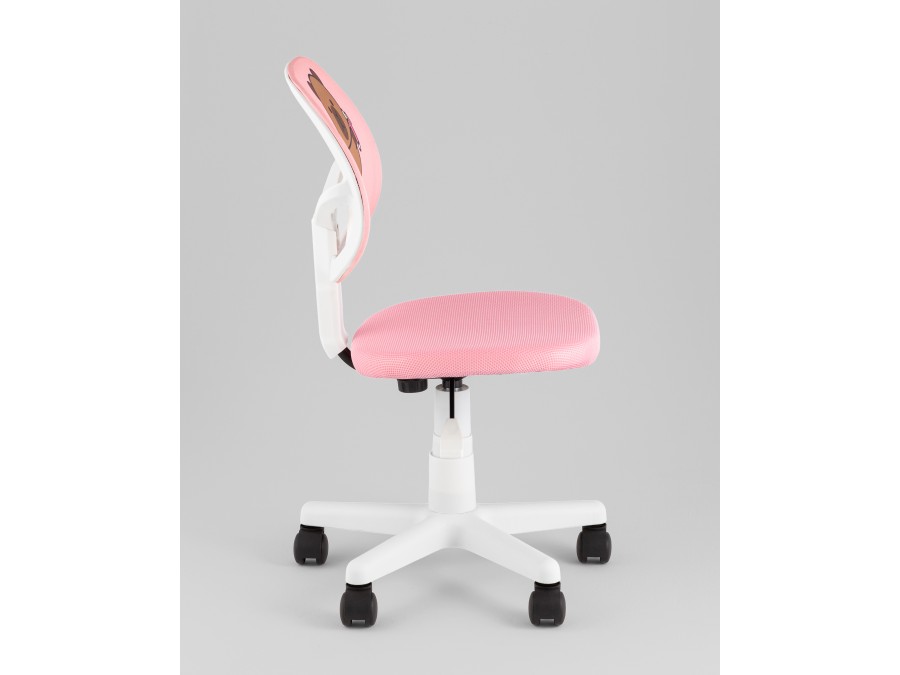 Кресло ЛОЛО Study розовый пластик белый