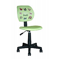 Кресло компьютерное детское ЛОЛО Pet Lover зеленый