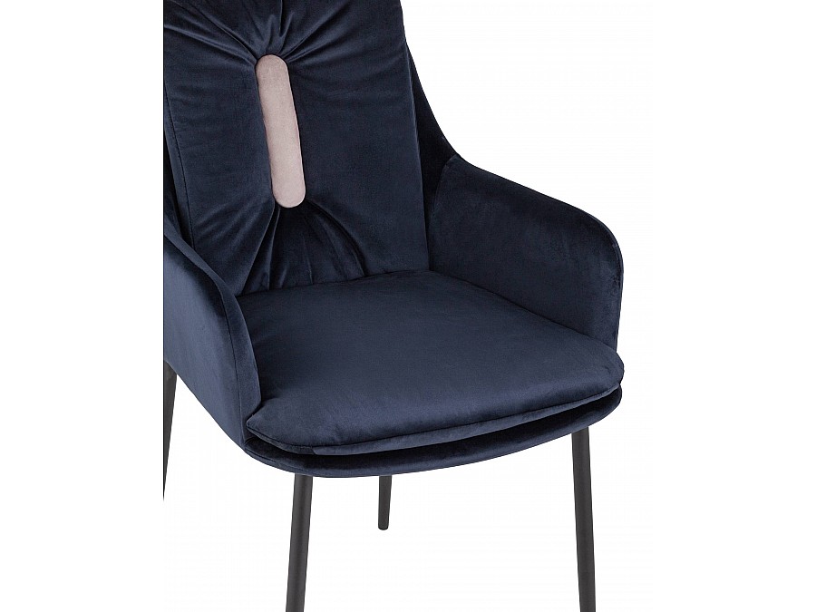 Кресло Саманта велюр темно-синий