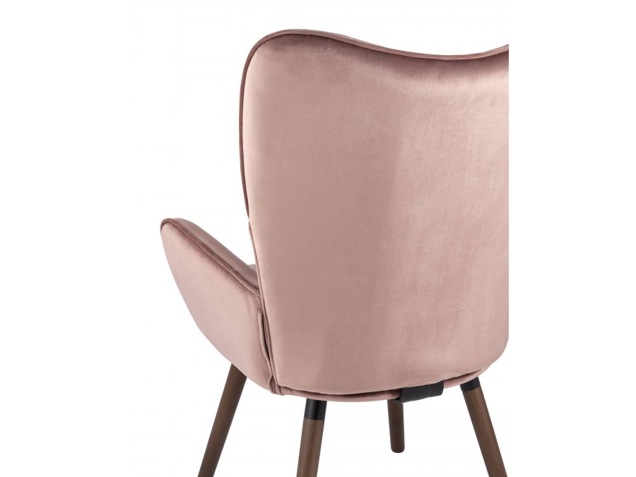 Стул Гранд велюр розовый