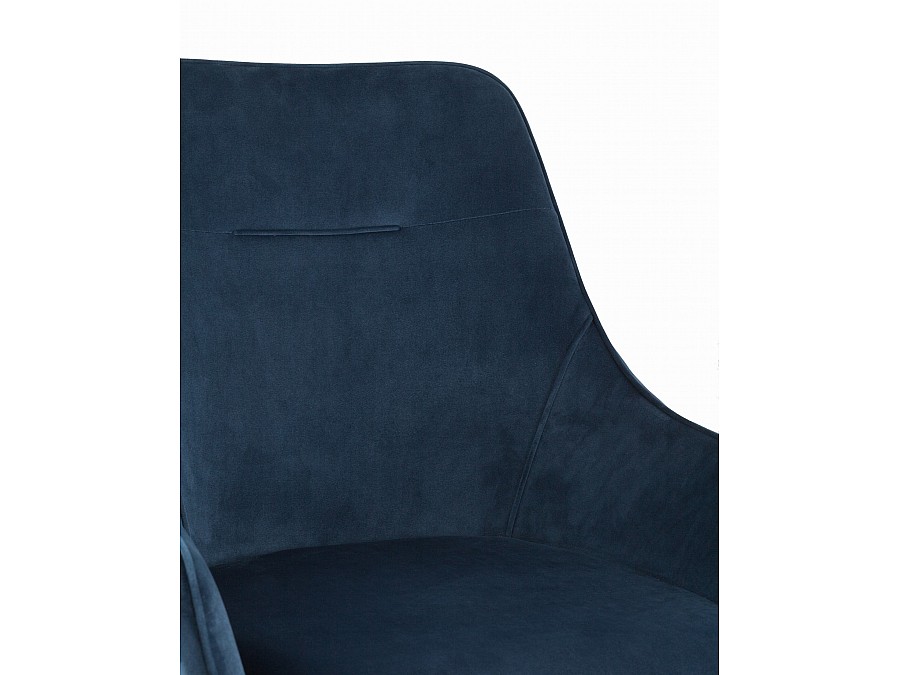 Стул Диана велюр сине-зеленый