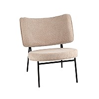 Кресло District Lounge букле капучино