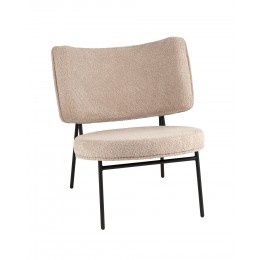 Кресло District Lounge букле капучино