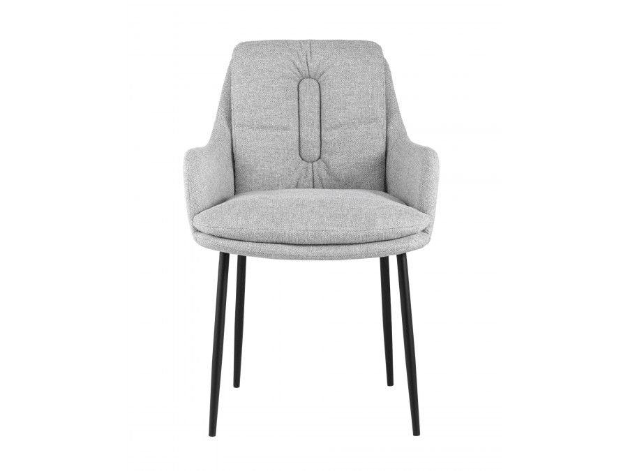 Кресло Саманта рогожка светло-серый