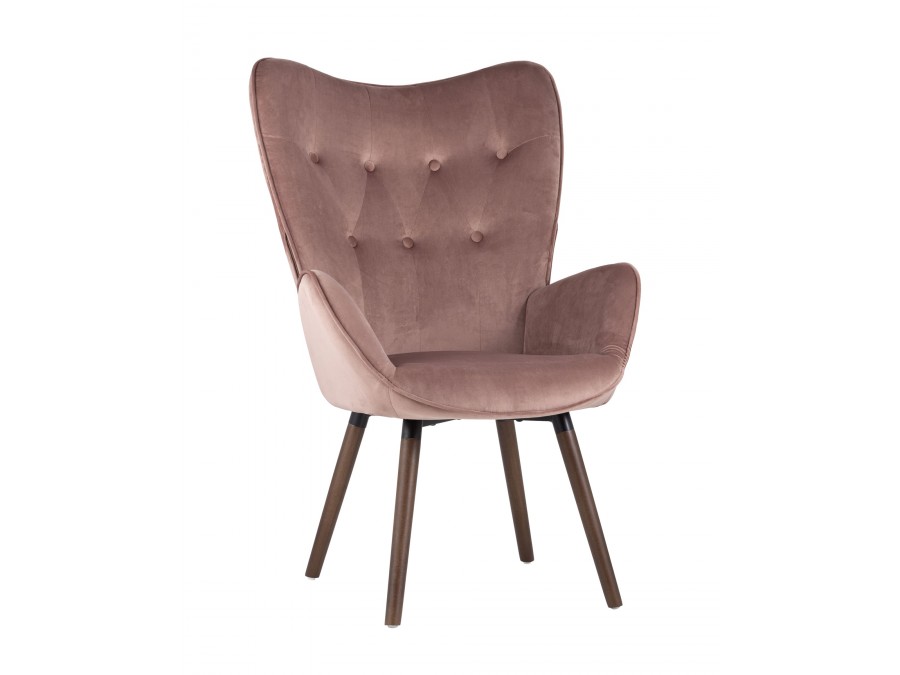 Стул Гранд велюр розовый