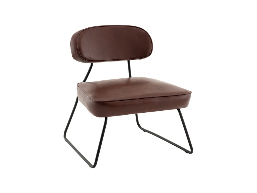 Кресло Kate new ткань экокожа бордово-коричневый