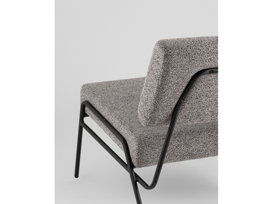 Кресло Теллинг шенилл серый