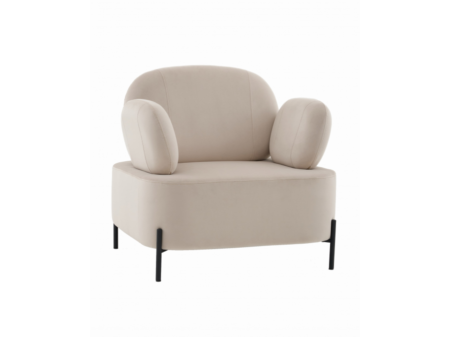 Кресло Кэнди велюр бежевый