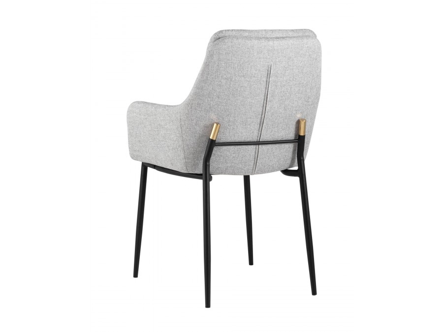 Кресло Саманта рогожка светло-серый