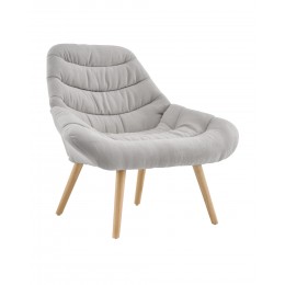 Кресло Олби Страйпс светло-серый
