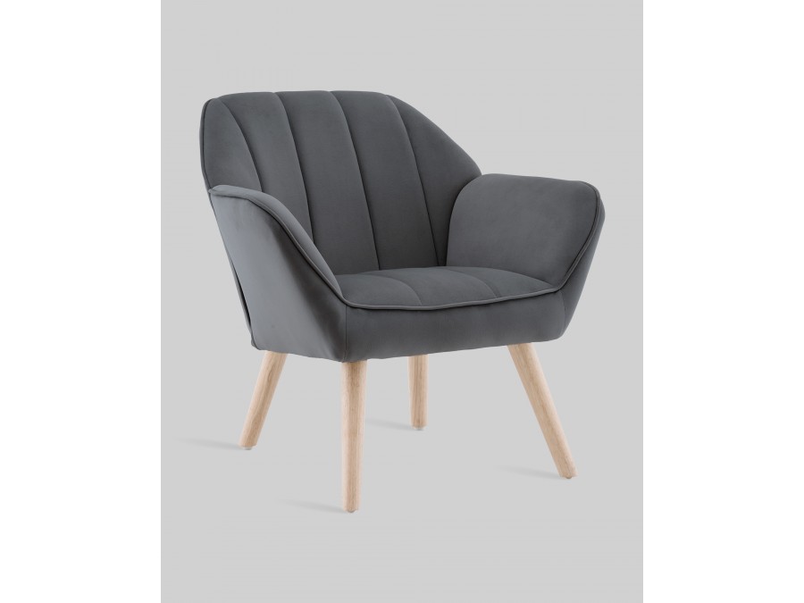 Кресло Руди серый