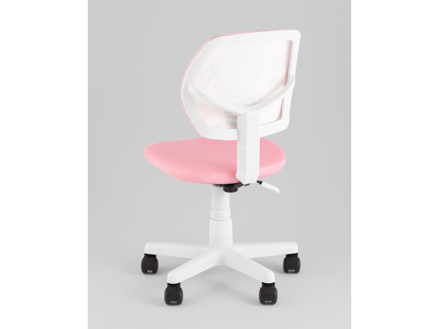 Кресло ЛОЛО Study розовый пластик белый