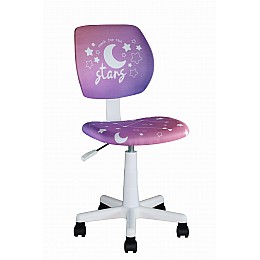 Кресло компьютерное детское ЛОЛО Starry Night пластик белый