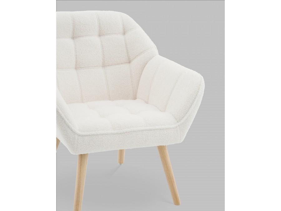 Кресло Вэйл тэдди белый