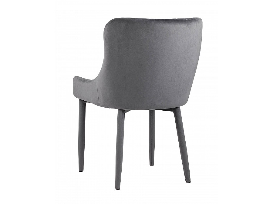 Стул Ститч серый ножки велюр