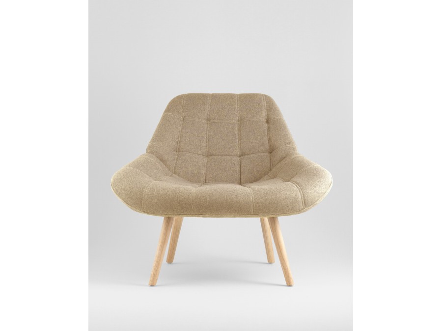 Кресло Олби Квадро бежевый