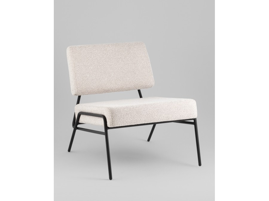 Кресло Теллинг шенилл серо-бежевый