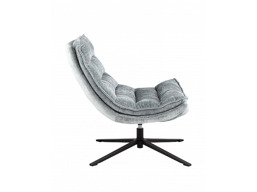 Кресло лаунж Lazy серый