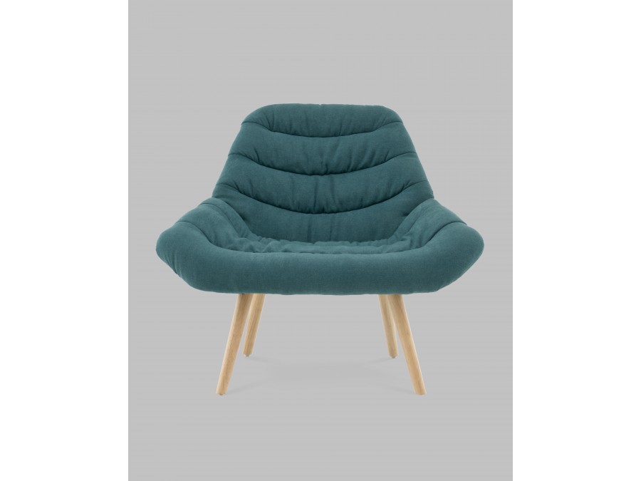 Кресло Олби Страйпс тёмно-бирюзовый