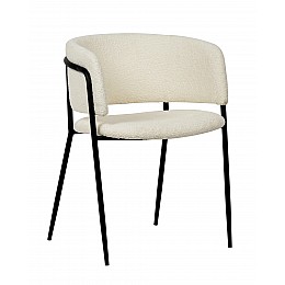 Стул Нэлли ткань букле белый