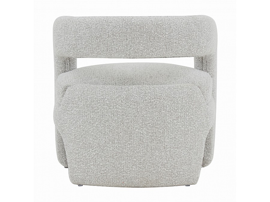 Кресло лаунж Bones жемчужный