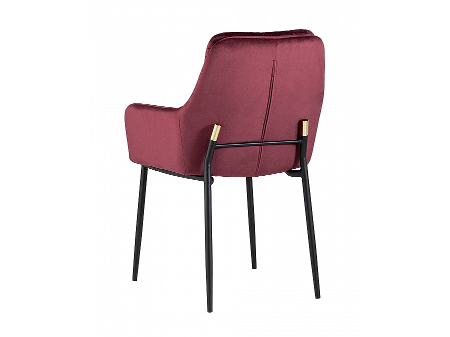 Кресло Саманта велюр бордовый