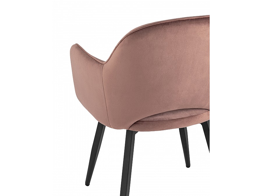 Стул Венера вращающийся велюр пыльно-розовый