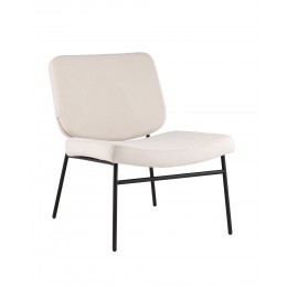 Кресло Эбигейл велюр молочный