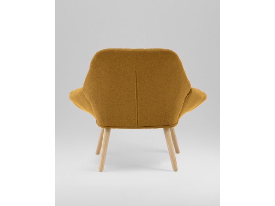 Кресло Олби Квадро горчичный