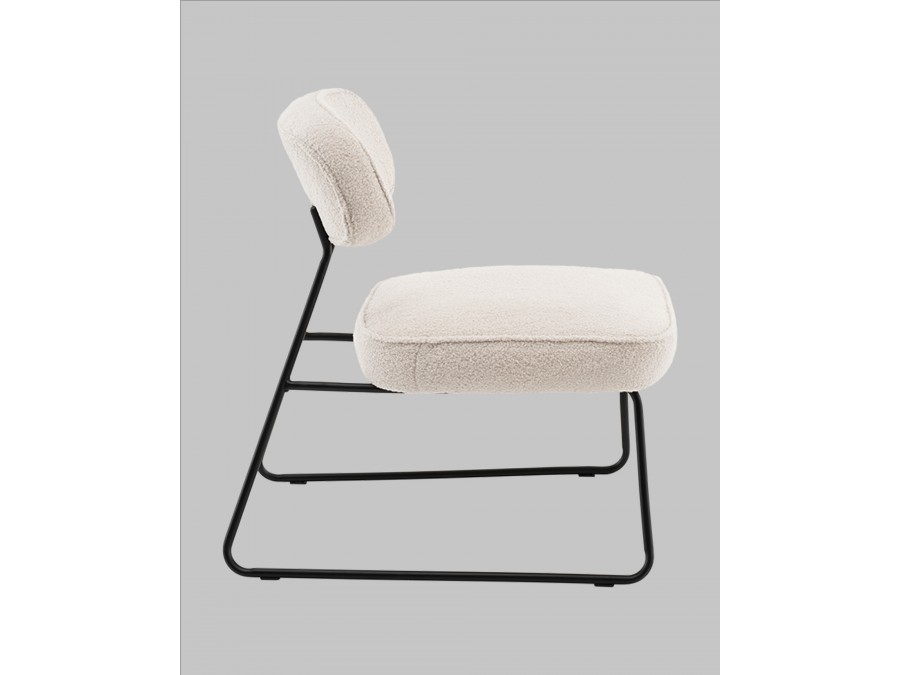 Кресло Kate new ткань букле бежевый