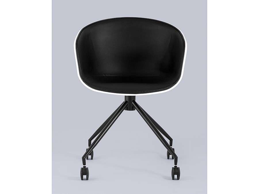 Кресло офисное LIBRA NL экокожа белый