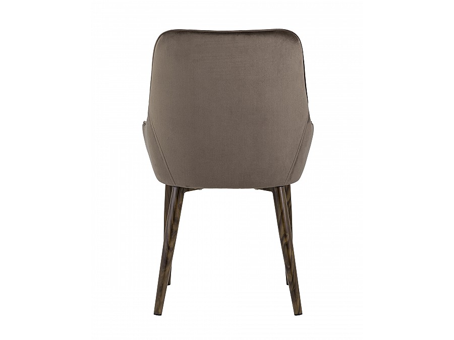 Стул Диана велюр коричневый