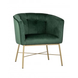 Кресло Шале велюр зеленый