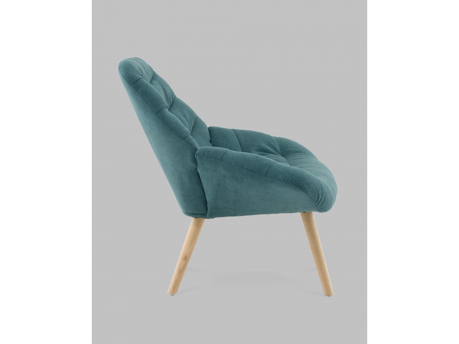 Кресло Олби Страйпс тёмно-бирюзовый