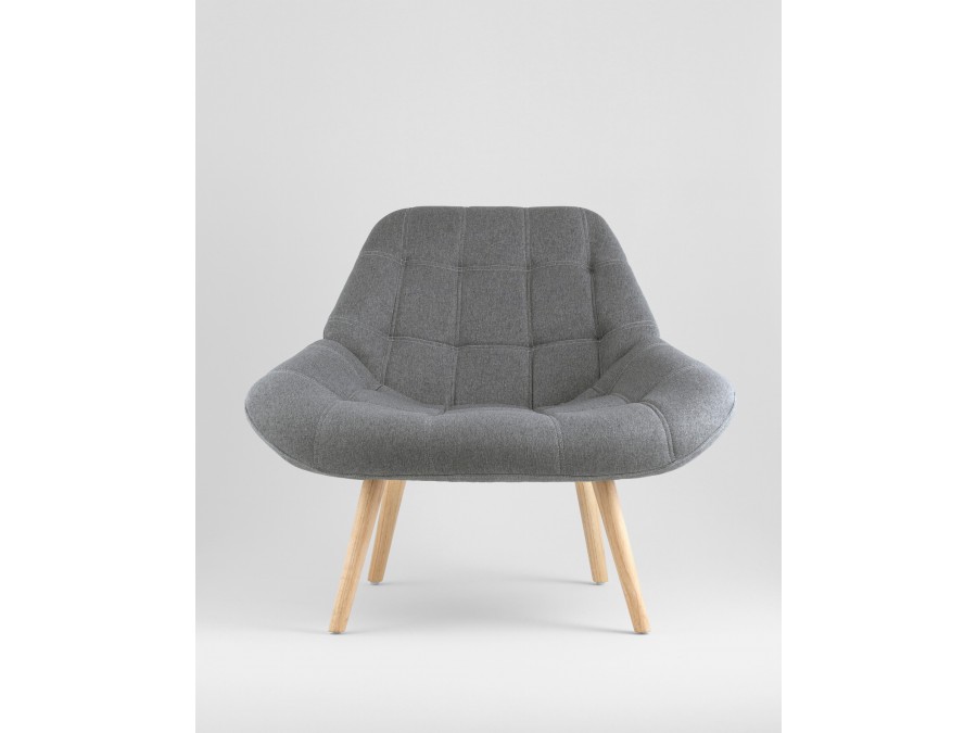 Кресло Олби Квадро серый