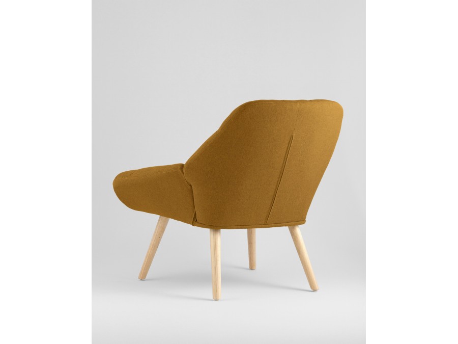 Кресло Олби Квадро горчичный