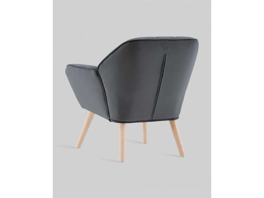 Кресло Руди серый