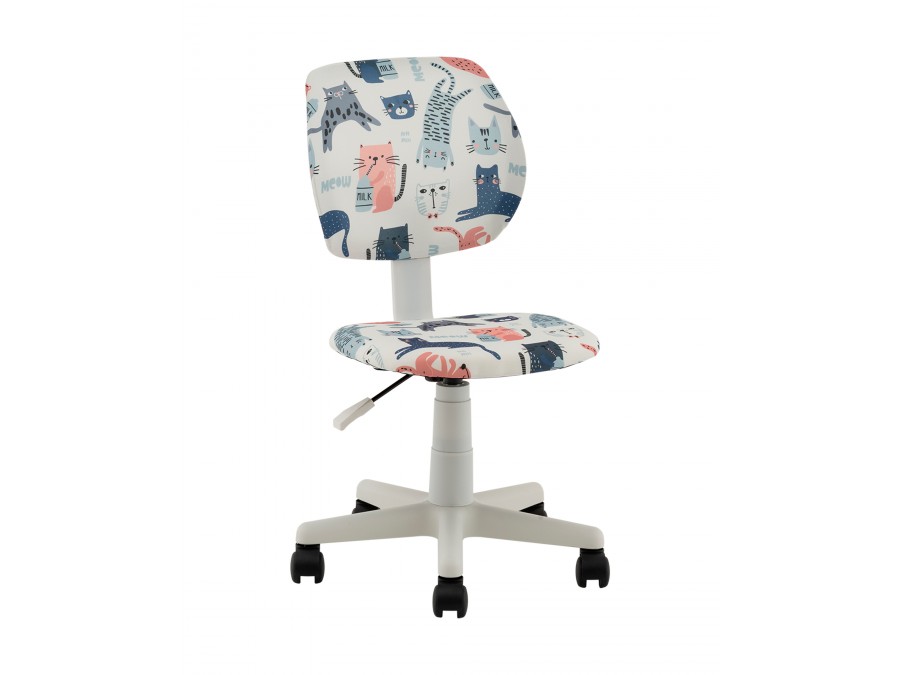 Кресло ЛОЛО Cats пластик белый