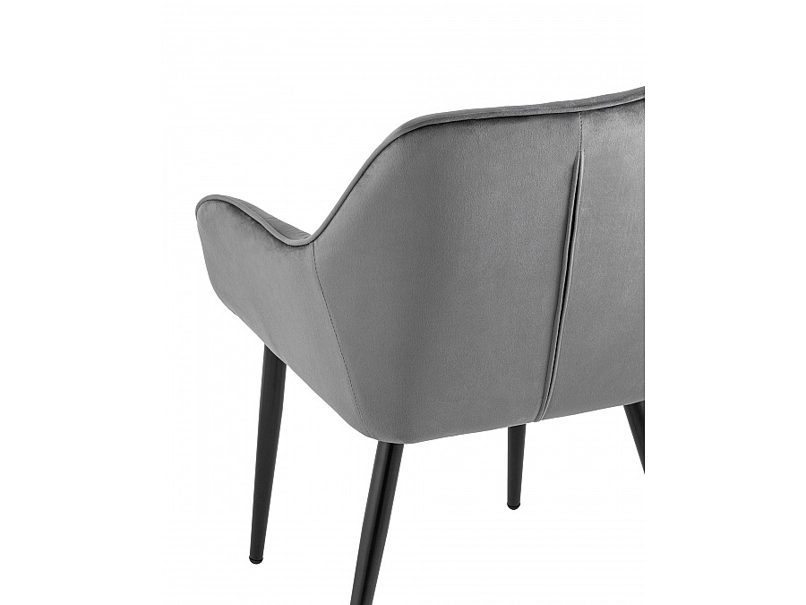 Стул Алекса велюр серый