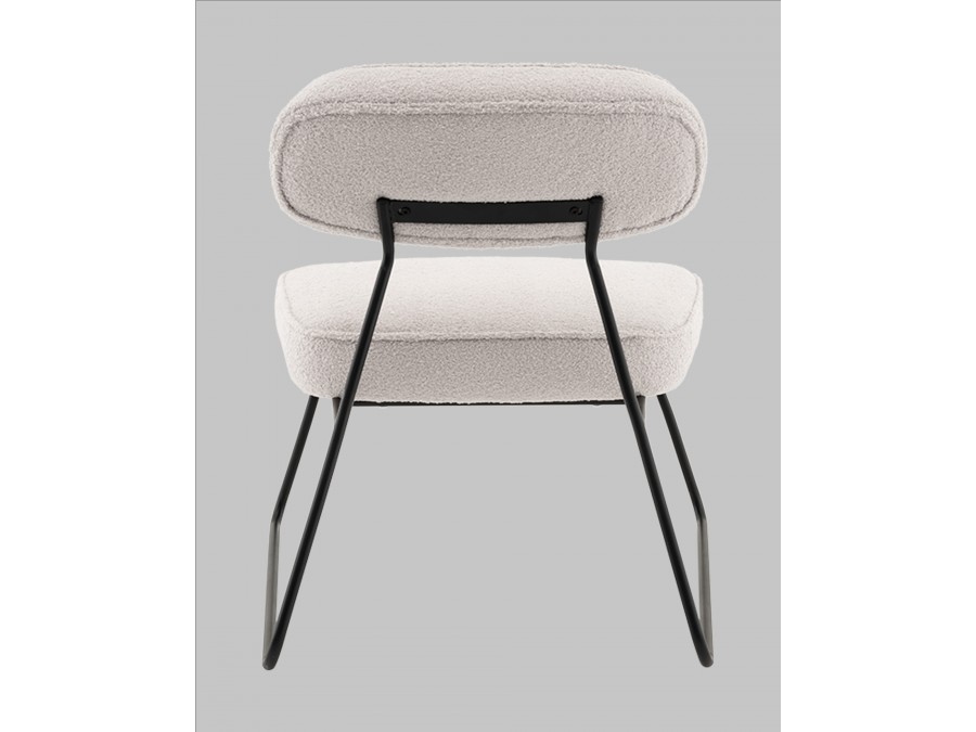 Кресло Kate new ткань букле светло-серый