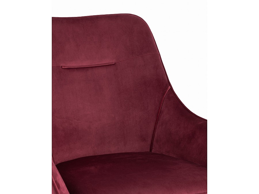 Стул Диана велюр бордовый