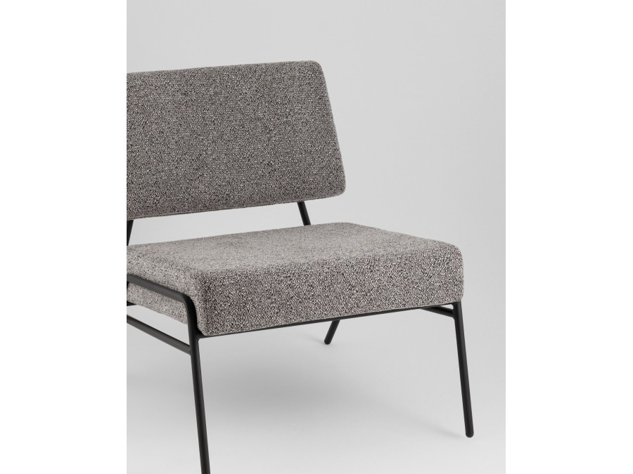 Кресло Теллинг шенилл серый