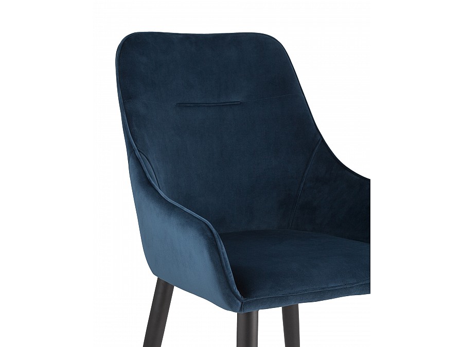 Стул Диана велюр сине-зеленый