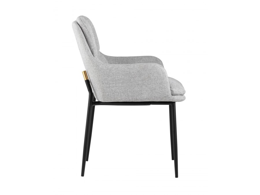 Кресло Саманта рогожка светло-серый