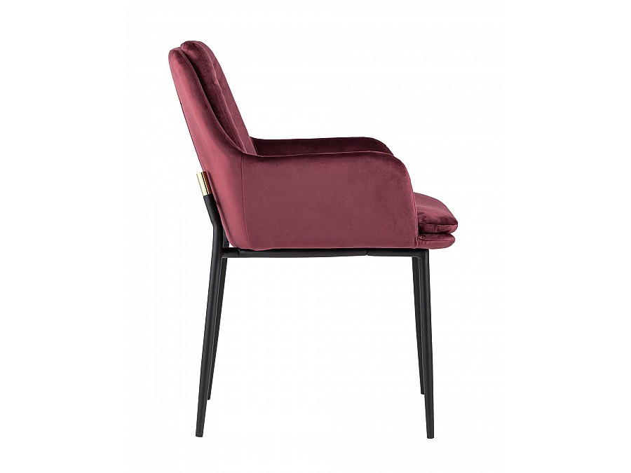 Кресло Саманта велюр бордовый