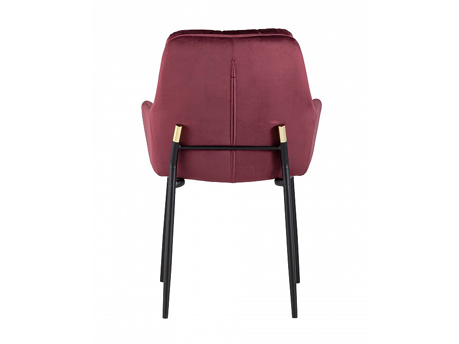 Кресло Саманта велюр бордовый