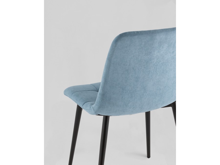 Стул Одди Original велюр пыльно-синий 4 шт.