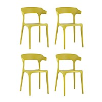 Стул Neo пластик горчичный 4 шт.