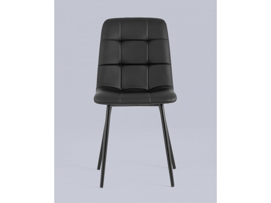 Стул Oliver экокожа черный 2 шт
